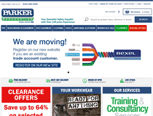 Tablet Screenshot of parker-direct.com